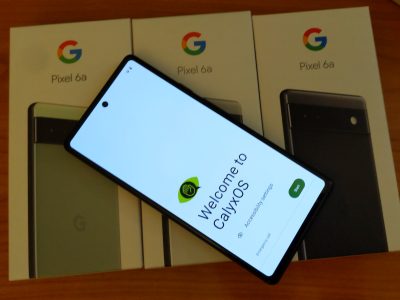 Pixel 6a running CalyOS