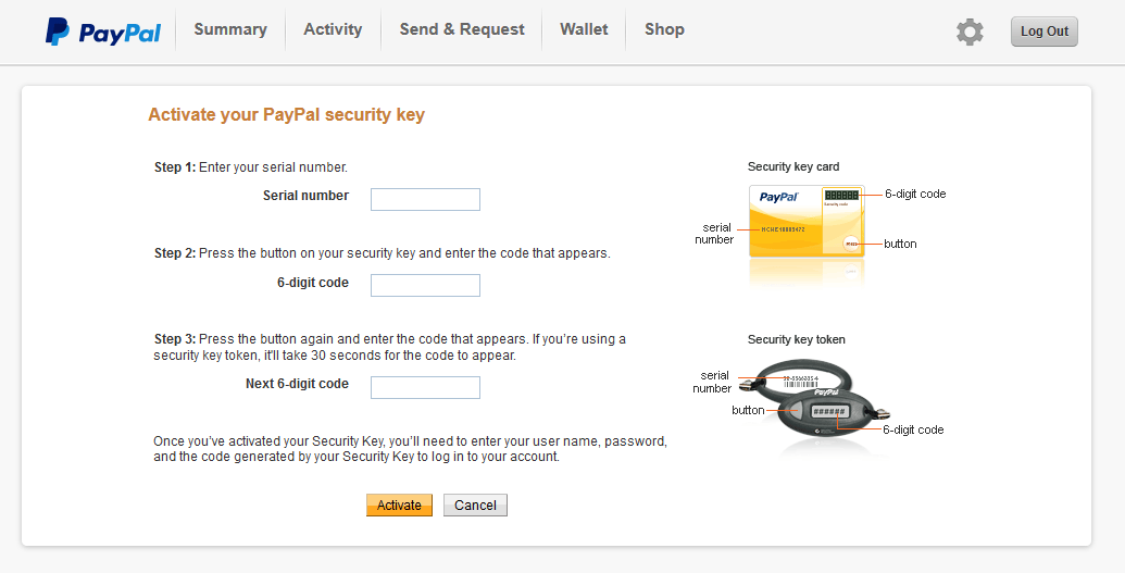 How to add Symantec VIP Access key to PayPal Bay Area Tech Pros